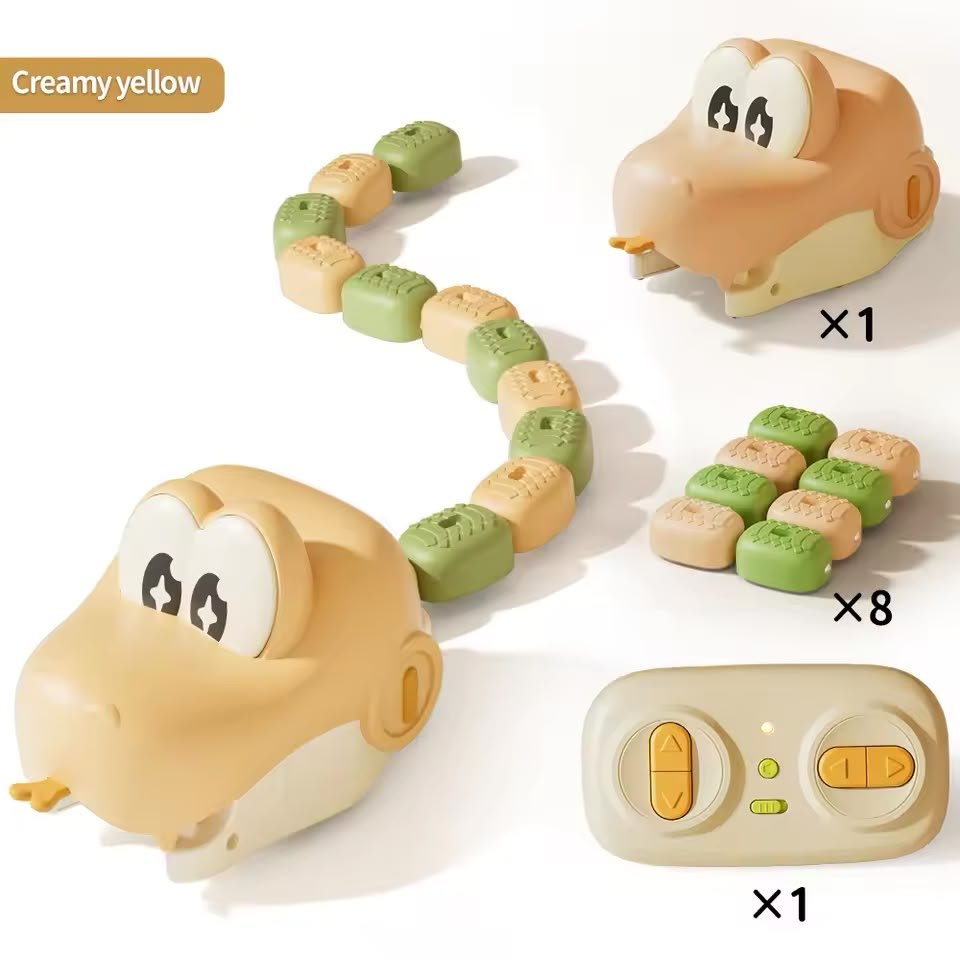 Beige kit: snake, eight beans and remote